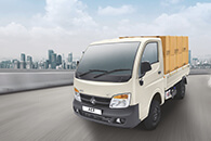 Tata Ace Gold White Pop Up Front View